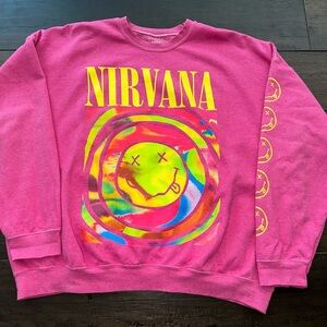 Nirvana Urban Outfitters Pink Women’s Sweatshirt L/XL